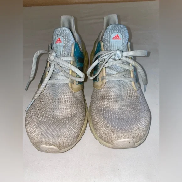 adidas | Shoes | Adidas Womens Ultraboost 2 Running Shoes White Blue Sky  Tint Fv8336size 75 | Poshmark